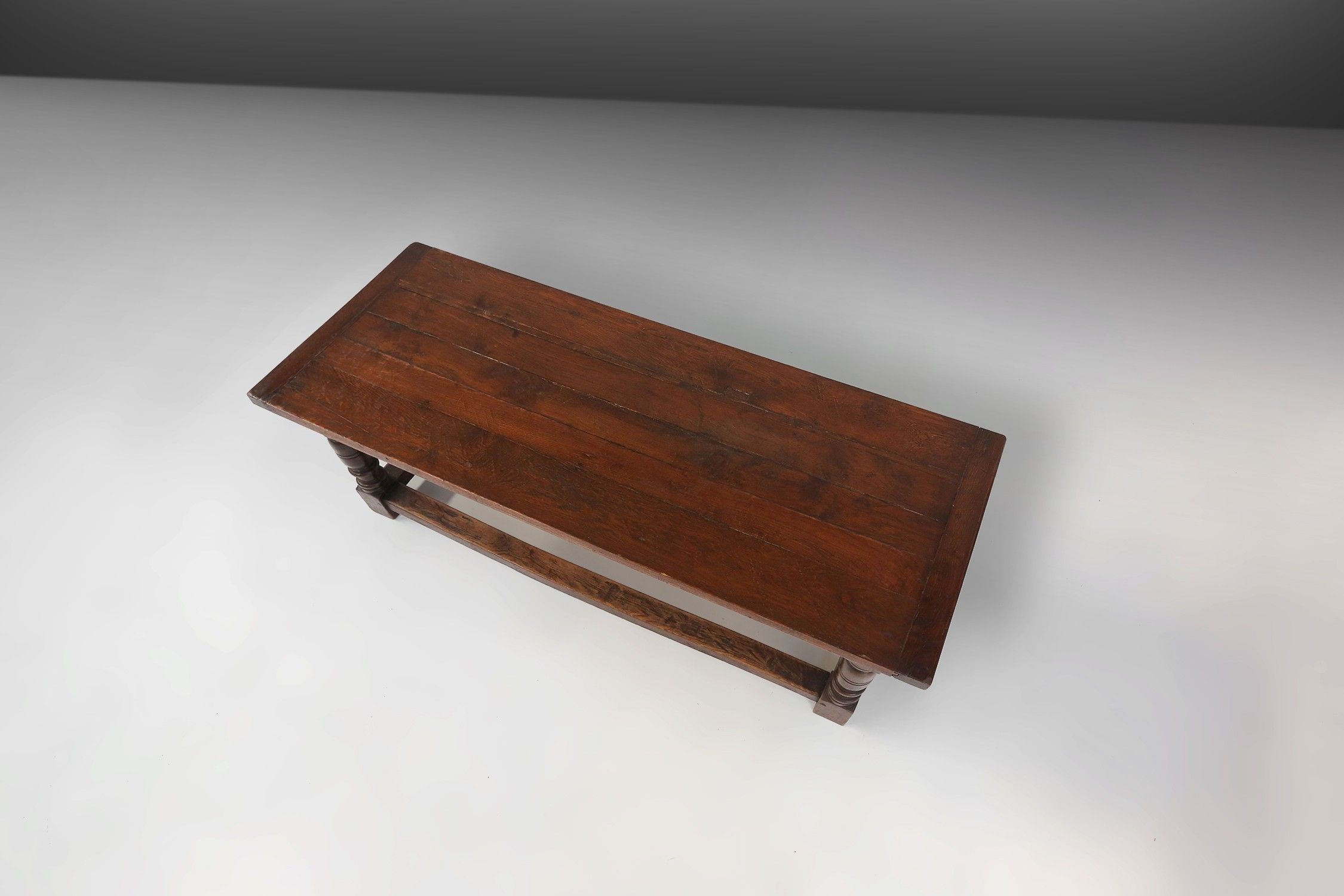Antique solid Oak Table, France, 1850sthumbnail